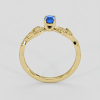 0.44 Ct. Blue Cobalt Spinel Ring, 18K Yellow Gold 3