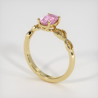 1.08 Ct. Sapphire Ring, 18K Yellow Gold 2