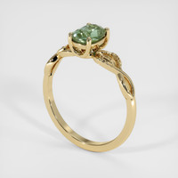 1.04 Ct. Sapphire Ring, 18K Yellow Gold 2