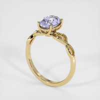 2.44 Ct. Bi Color Sapphire Ring, 18K Yellow Gold 2