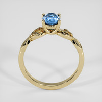 1.17 Ct. Blue Sapphire Ring, 18K Yellow Gold 3