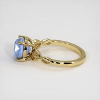 2.59 Ct. Blue Sapphire Ring, 18K Yellow Gold 4