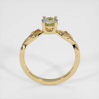 0.38 Ct. Bi Color Sapphire Ring, 18K Yellow Gold 3