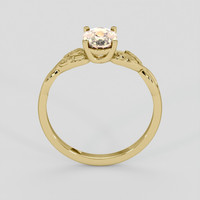 0.99 Ct. Padparadscha Sapphire Ring, 18K Yellow Gold 3