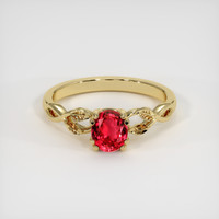 Ruby Ring 0.96 Ct. 18K Yellow Gold Preview