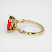 Floral Ruby Ring 1.50 Ct., 18K Yellow Gold Preview