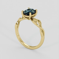 1.58 Ct. Bi Color / Parti Sapphire Ring, 18K Yellow Gold 2