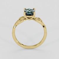 1.58 Ct. Bi Color / Parti Sapphire Ring, 18K Yellow Gold 3