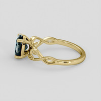1.58 Ct. Bi Color / Parti Sapphire Ring, 18K Yellow Gold 4
