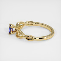 0.28 Ct. Color Change Sapphire Ring, 18K Yellow Gold 4