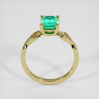 1.61 Ct. Emerald Ring, 18K Yellow Gold 3