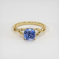 2.24 Ct. Sapphire Ring, 18K Yellow Gold 1