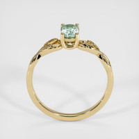 0.50 Ct. Sapphire Ring, 18K Yellow Gold 3