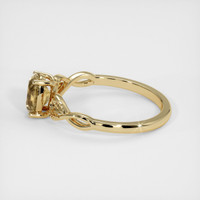 0.99 Ct. Yellow Sapphire Ring, 18K Yellow Gold 4
