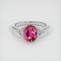 2.06 Ct. Sapphire Ring, Platinum 950 1