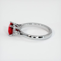 1.01 Ct. Ruby Ring, Platinum 950 4