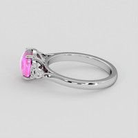 2.25 Ct. Pink Sapphire Ring, Platinum 950 4