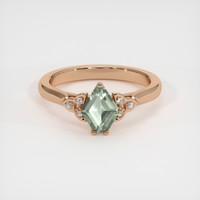1.24 Ct. Sapphire Ring, 14K Rose Gold 1