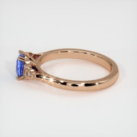 0.75 Ct. Sapphire Ring, 18K Rose Gold 4
