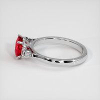 1.81 Ct. Ruby Ring, 14K White Gold 4