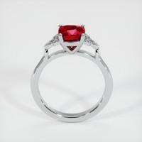 0.80 Ct. Ruby Ring, 14K White Gold 3