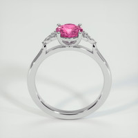 1.23 Ct. Pink Sapphire Ring, 14K White Gold 3