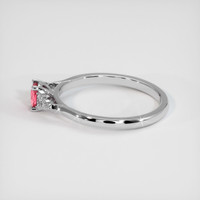 0.34 Ct. Sapphire Ring, 14K White Gold 4