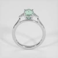 1.93 Ct. Bluish Green Sapphire Ring, 14K White Gold 3