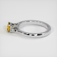 0.80 Ct. Sapphire Ring, 14K White Gold 4
