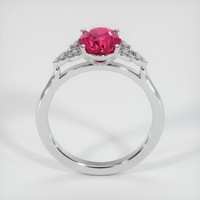 2.06 Ct. Sapphire Ring, 18K White Gold 3