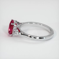 2.06 Ct. Sapphire Ring, 18K White Gold 4
