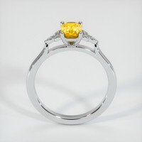 0.94 Ct. Sapphire Ring, 18K White Gold 3