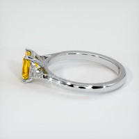 0.94 Ct. Sapphire Ring, 18K White Gold 4