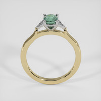 0.97 Ct. Bluish Green Sapphire Ring, 14K White & Yellow 3