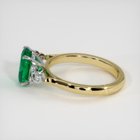 1.75 Ct. Emerald Ring, 18K White & Yellow 4