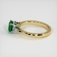 1.20 Ct. Emerald Ring, 18K White & Yellow 4