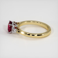 1.56 Ct. Ruby Ring, 18K White & Yellow 4