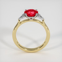 1.81 Ct. Ruby Ring, 18K White & Yellow 3