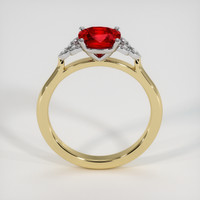 1.50 Ct. Ruby Ring, 18K White & Yellow 3