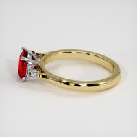 1.50 Ct. Ruby Ring, 18K White & Yellow 4