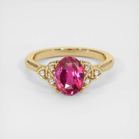 2.06 Ct. Sapphire Ring, 14K Yellow Gold 1
