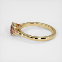 0.84 Ct. Sapphire Ring, 14K Yellow Gold 4