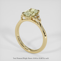 1.96 Ct. Yellow Sapphire Ring, 14K Yellow Gold 2