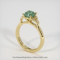 1.21 Ct. Sapphire Ring, 14K Yellow Gold 2