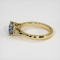 1.56 Ct. Sapphire Ring, 18K Yellow Gold 4
