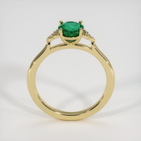 1.16 Ct. Emerald Ring, 18K Yellow Gold 3
