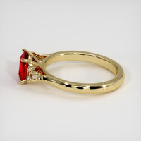 1.50 Ct. Ruby Ring, 18K Yellow Gold 4
