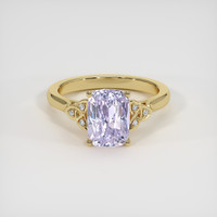 3.08 Ct. Sapphire Ring, 18K Yellow Gold 1