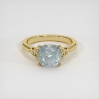 2.00 Ct. Sapphire Ring, 18K Yellow Gold 1