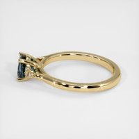 0.92 Ct. Sapphire Ring, 18K Yellow Gold 4